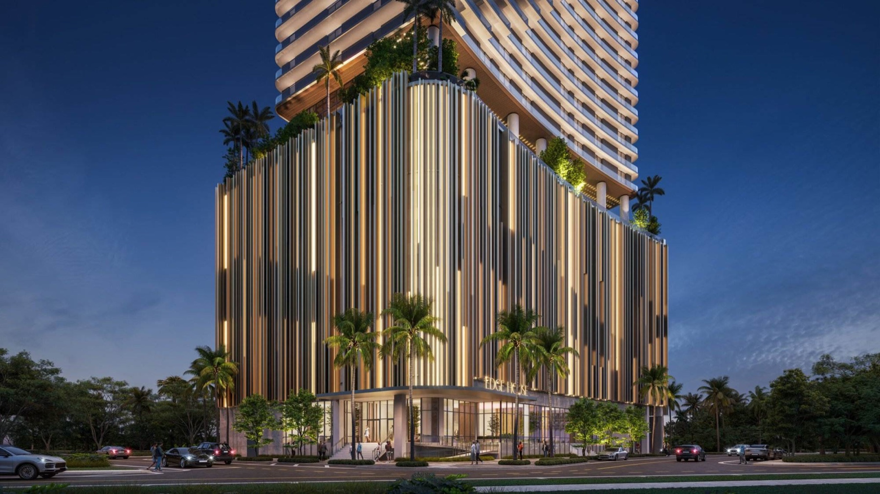 Render de Edge House Miami, Edgewater